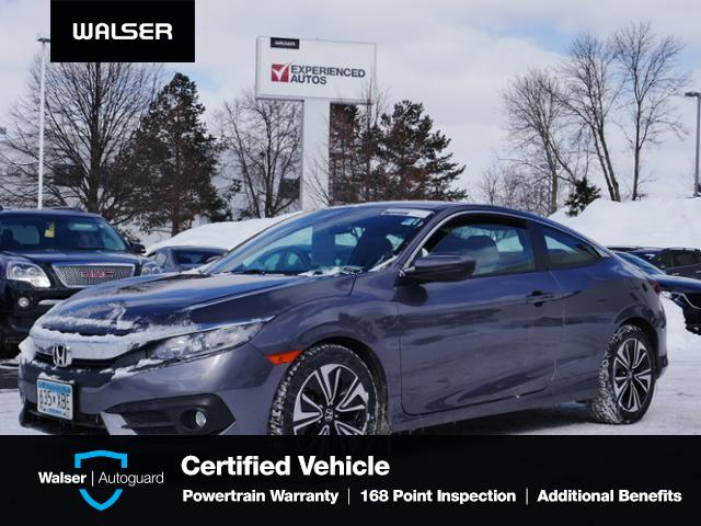 Pre Owned 2017 Honda Civic Coupe Ex T 2dr Car In Burnsville